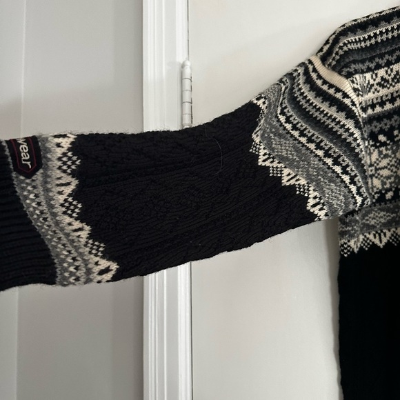 Nor Wear 100% Wool. Small Casual Women's Wool Cardigan Nordic Ice Wear Sweater - Picture 16 of 16